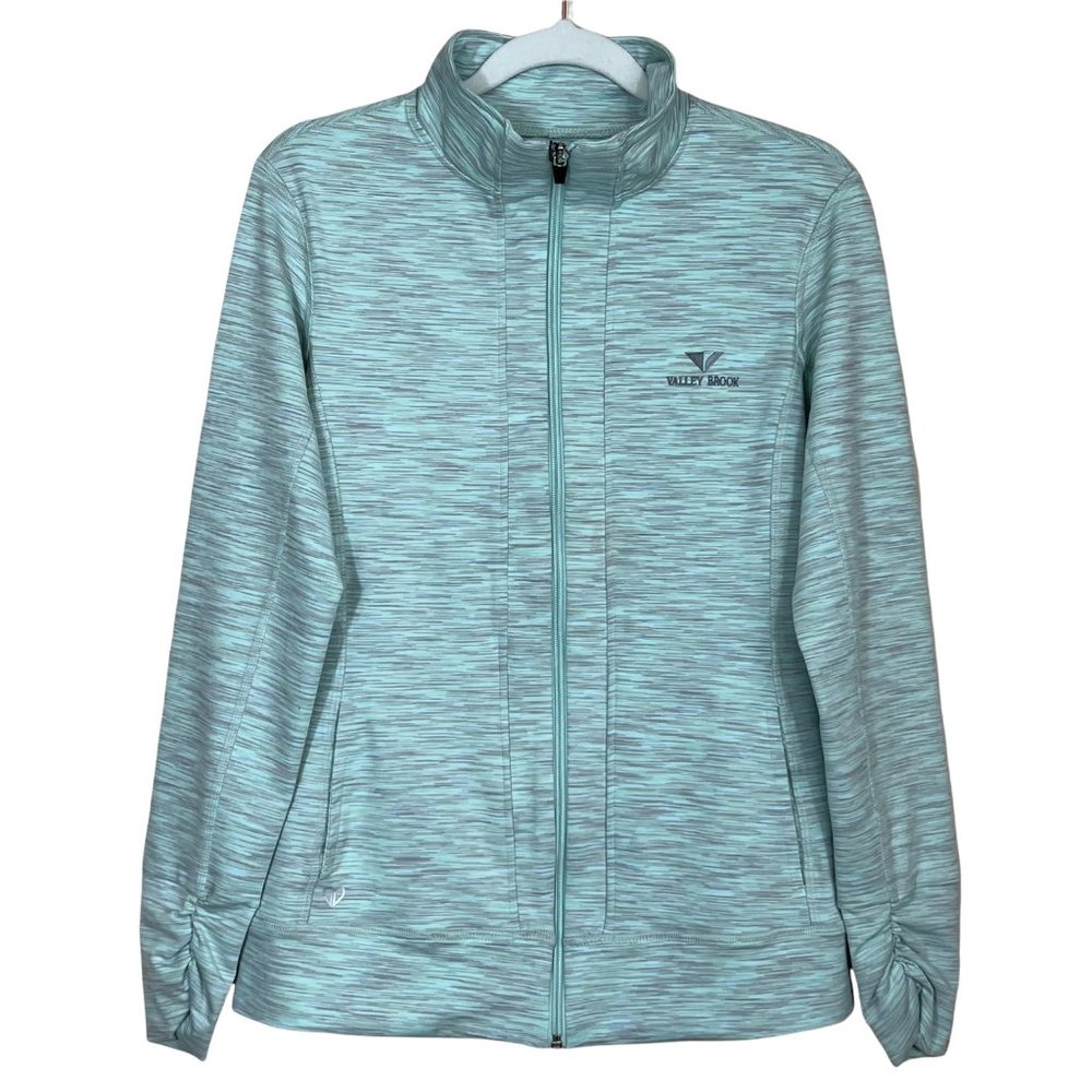 Straight‎ Down Full Zip Golf Jacket Women’s Small Valley Brook Logo